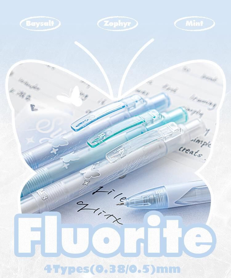 Miumi - Set van 4: Pen - 0,38 mm / 0,5 mm (verschillende ontwerpen)