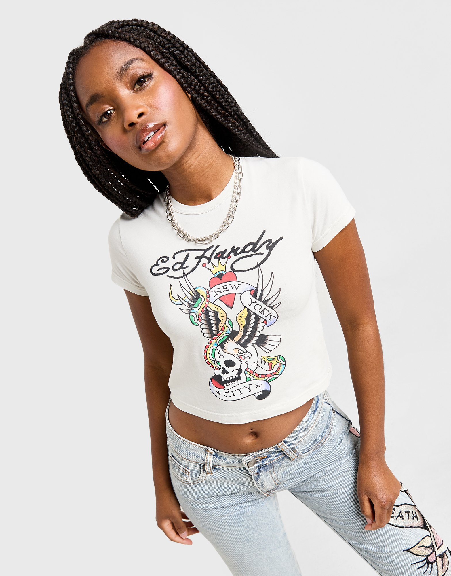 Ed Hardy T-shirt NYC Baby Femme