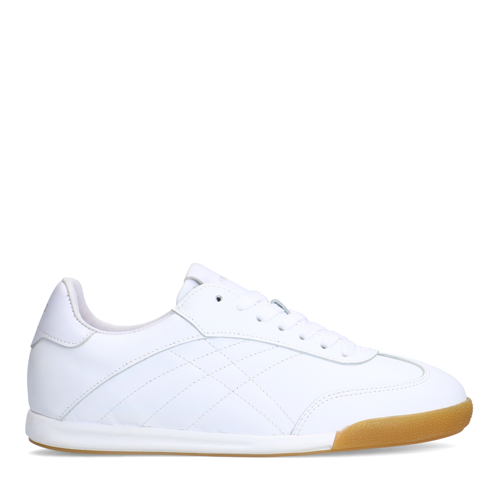 Witte leren sneakers