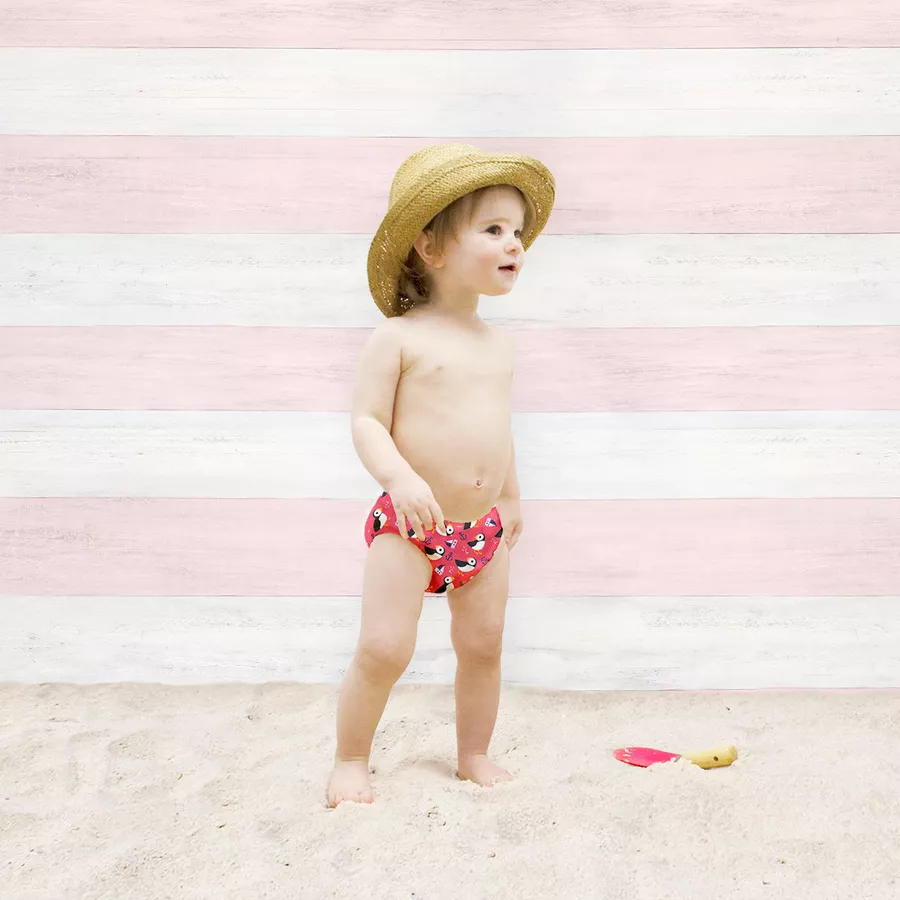 Bambino Mio Schwimmwindel wiederverwendbar, Papageitaucher, Größe L