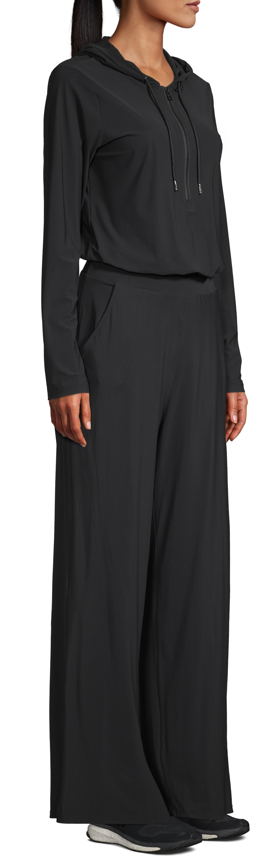 Wide Leg Weekend Jumpsuit Dame Black