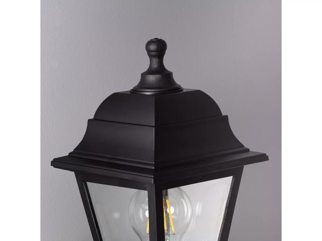 Lampe Murale Extérieure avec Détecteur de Présence PIR Mini Villa Noir