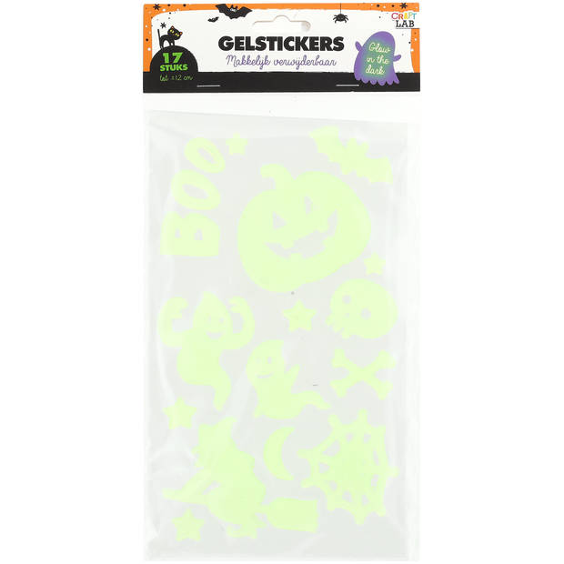 Gel raamstickers Glow in the dark