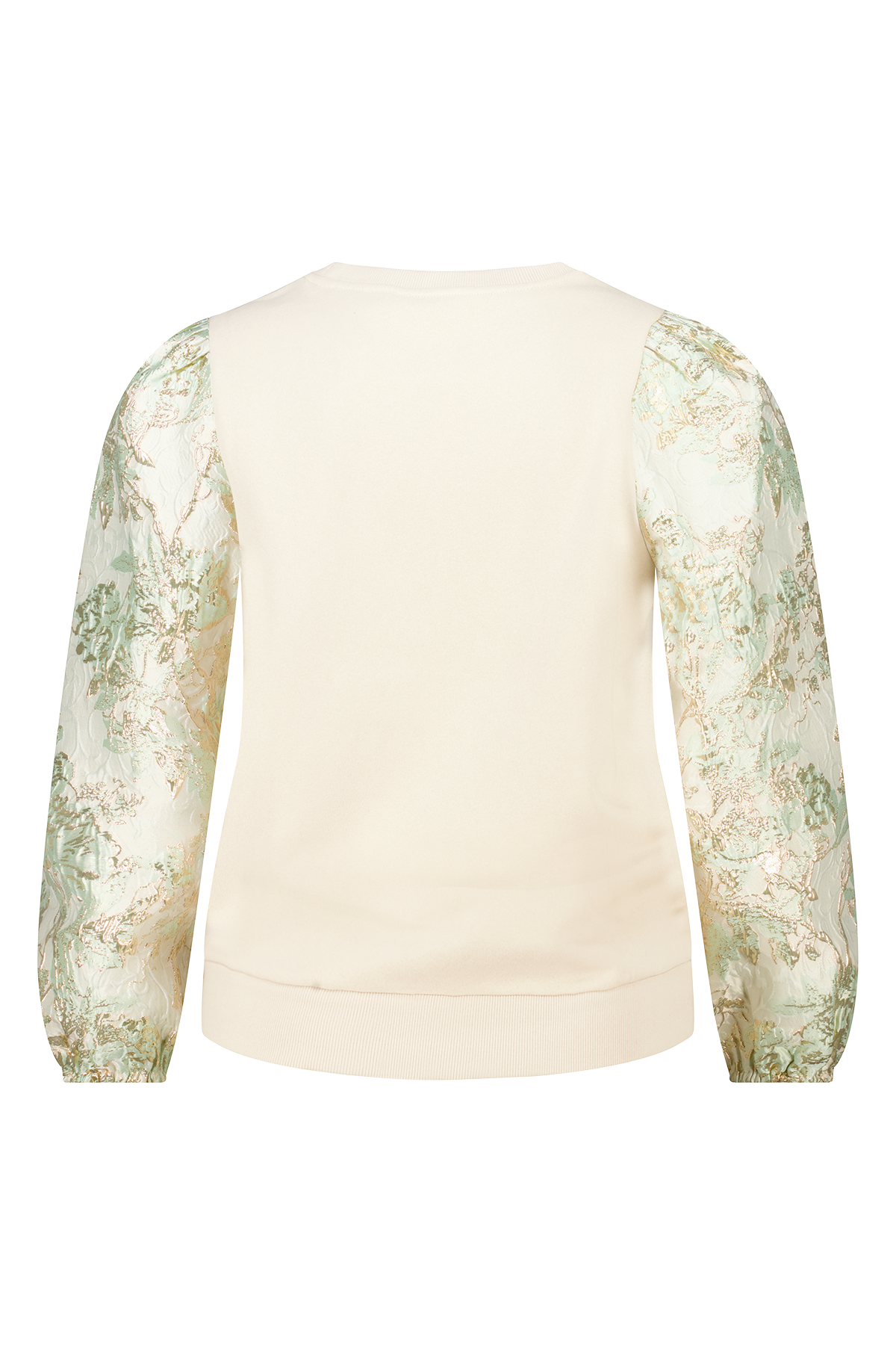 Sweater met jacquard mouwen Kit