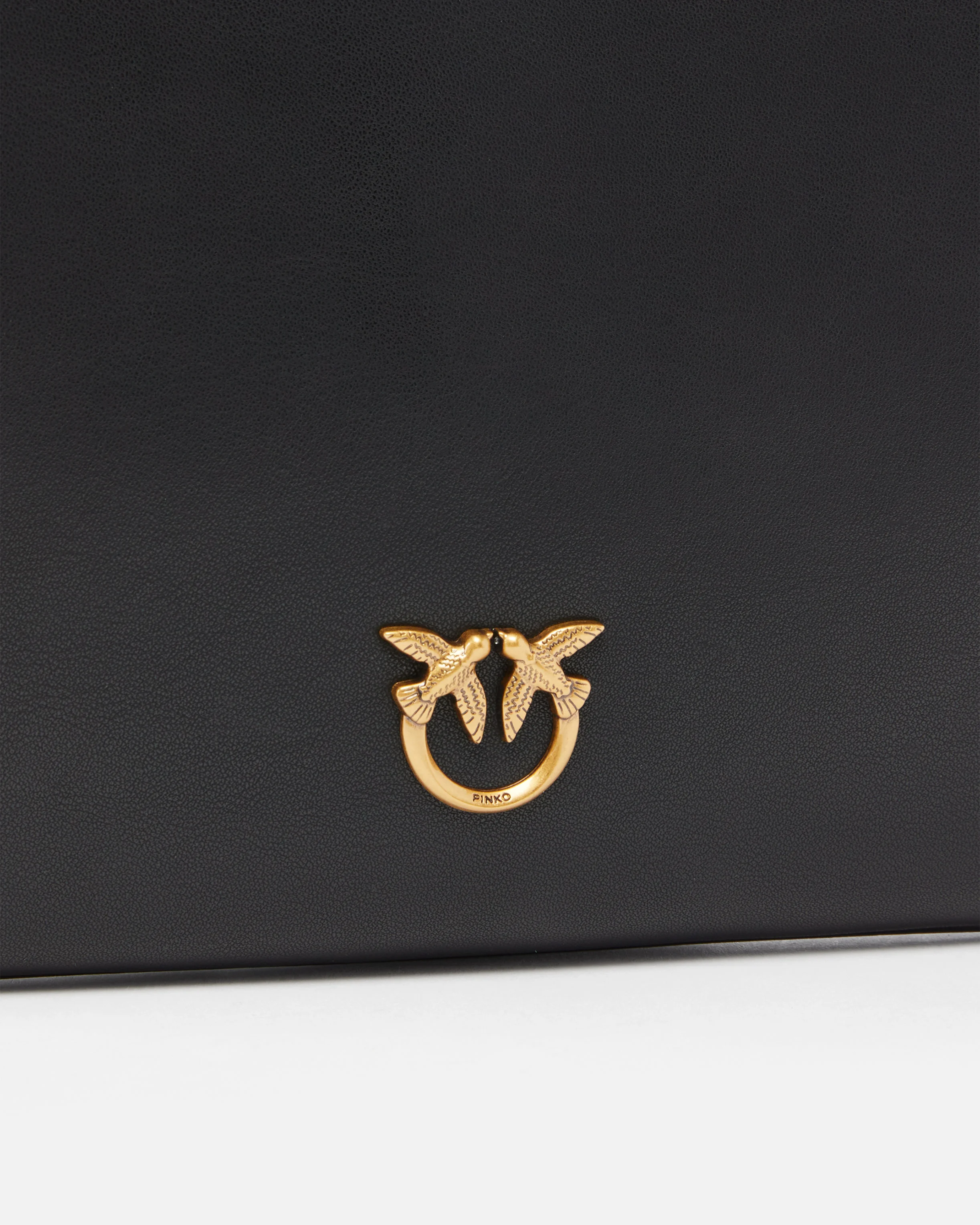 Classic flat love bag simply | Noir
