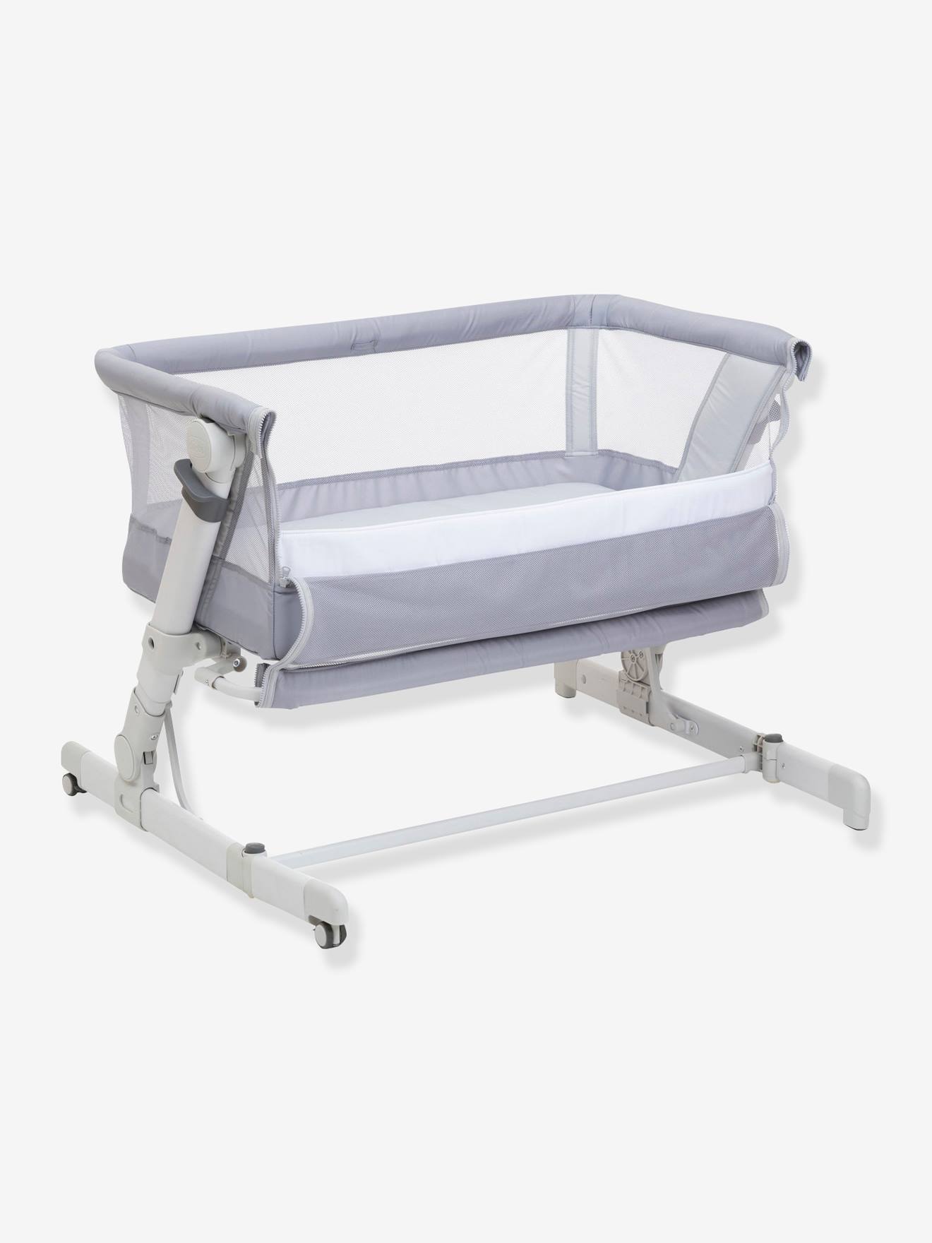 Berço portátil Chicco Next2me para dormir junto à cama, cinza escuro