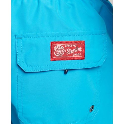 Superdry - M3010188A VARSITY SMINSHORT-BVT BEACH BLUE Azul
