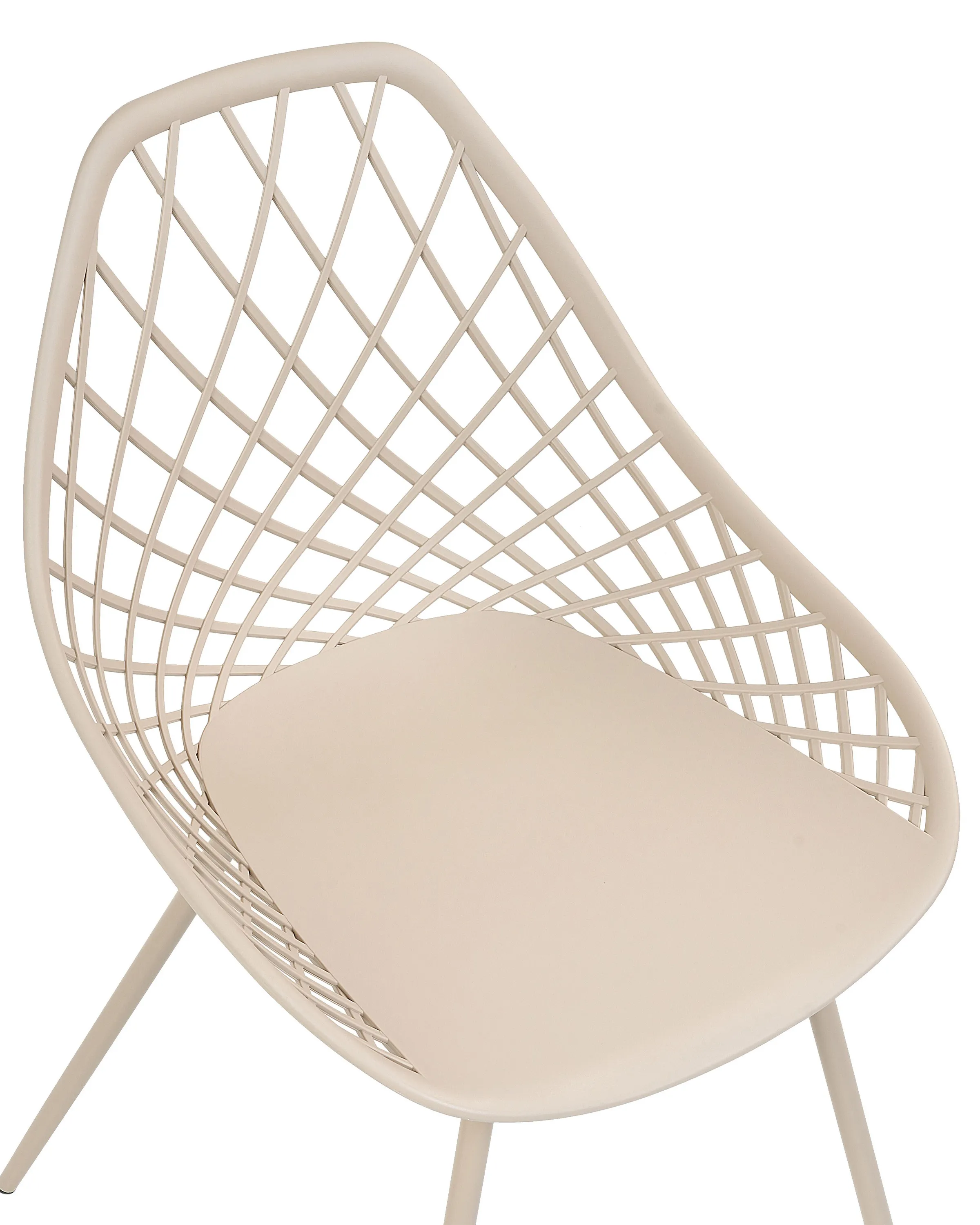 Set van 2 eetkamerstoelen CANTON II Beige