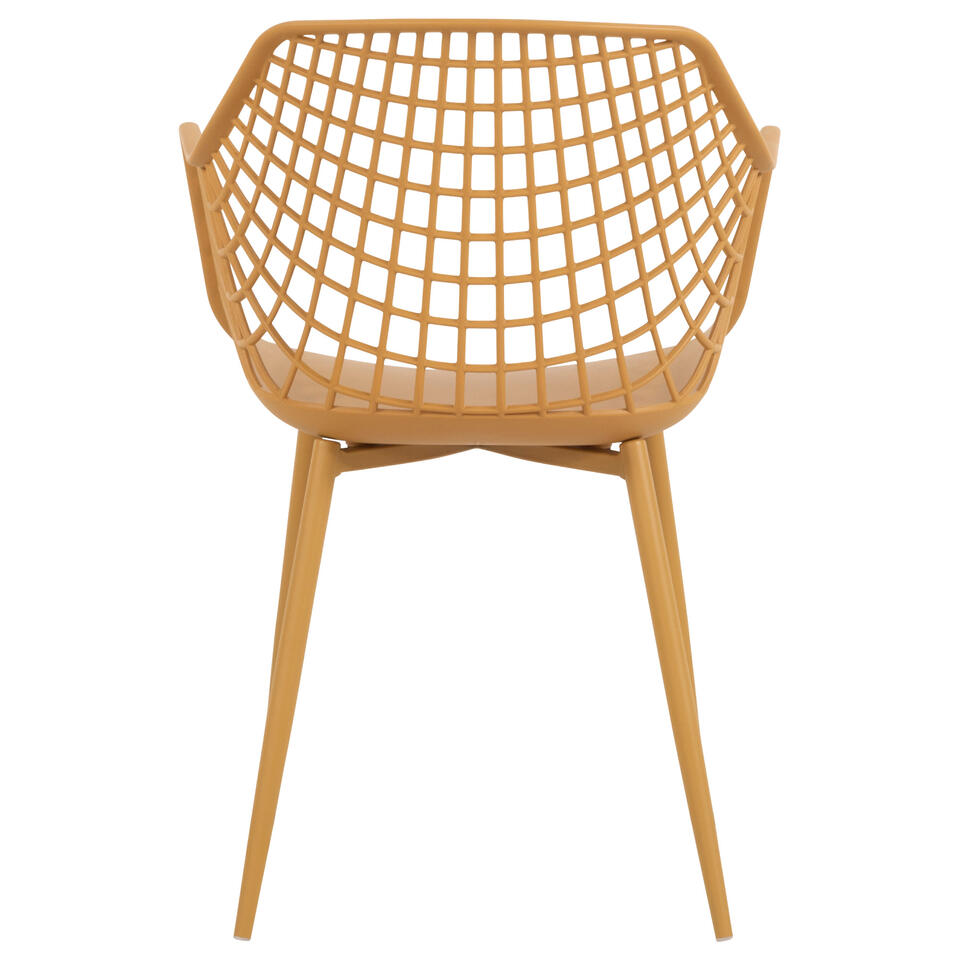 Kuipstoel Webbing Okergeel