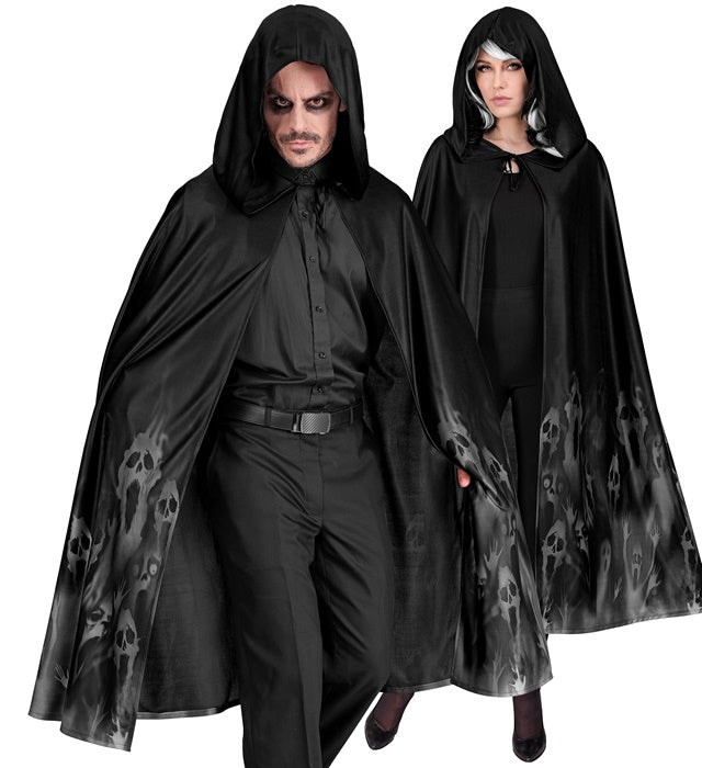 Halloween Cape Zwart Geest