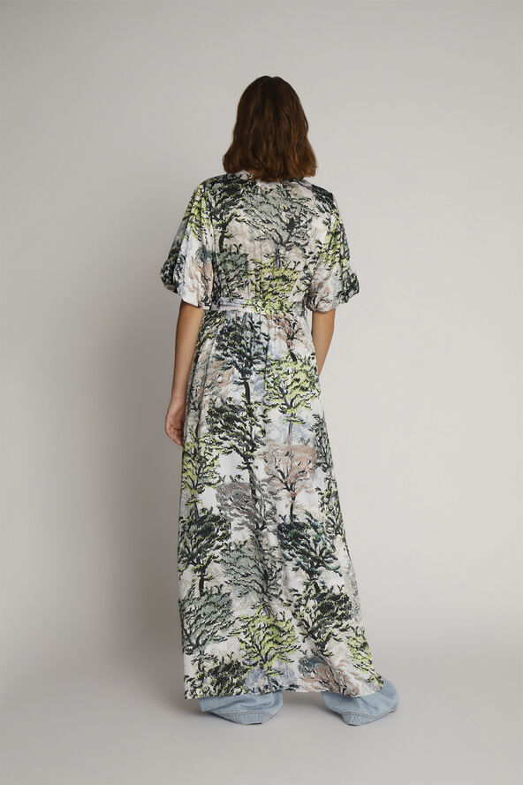 MUNTHE VENCER Silk Blend Dress Dust green