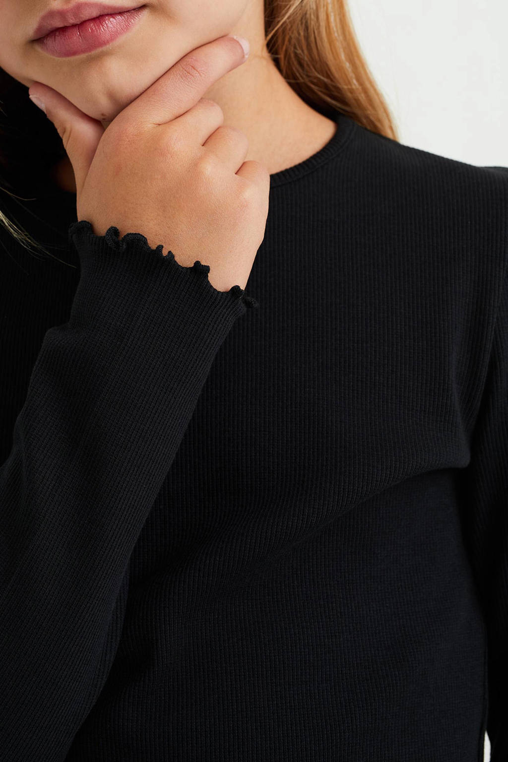 WE Fashion longsleeve hardblauw