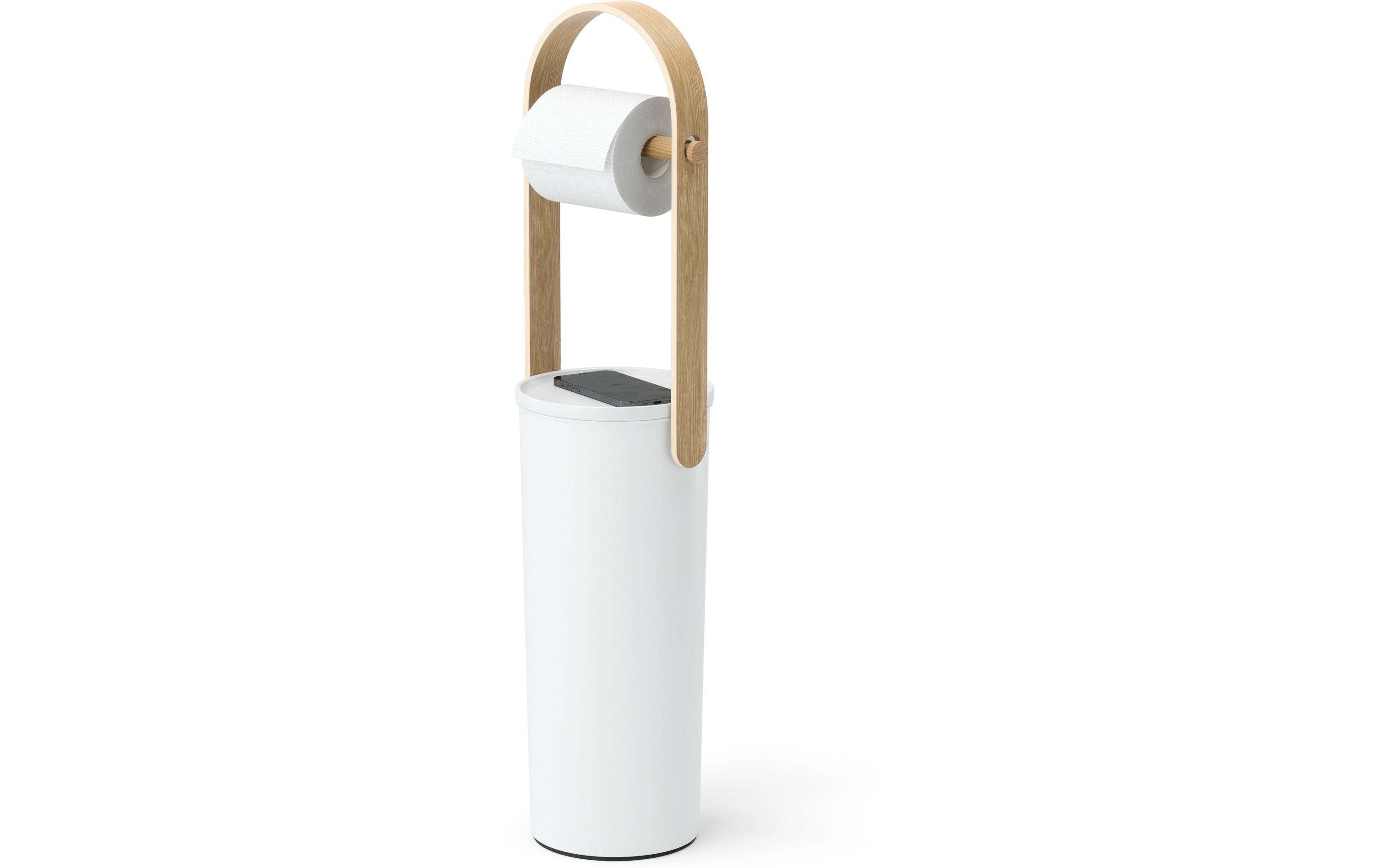 Toilettenpapierhalter Bellwood Nature/WeissToilettenpapierständer