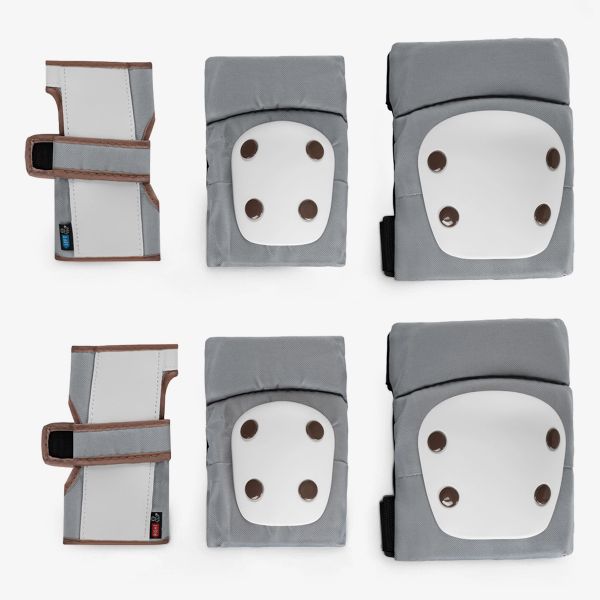 Kikkaboo Protetores de Joelho e Cotovelo Grey