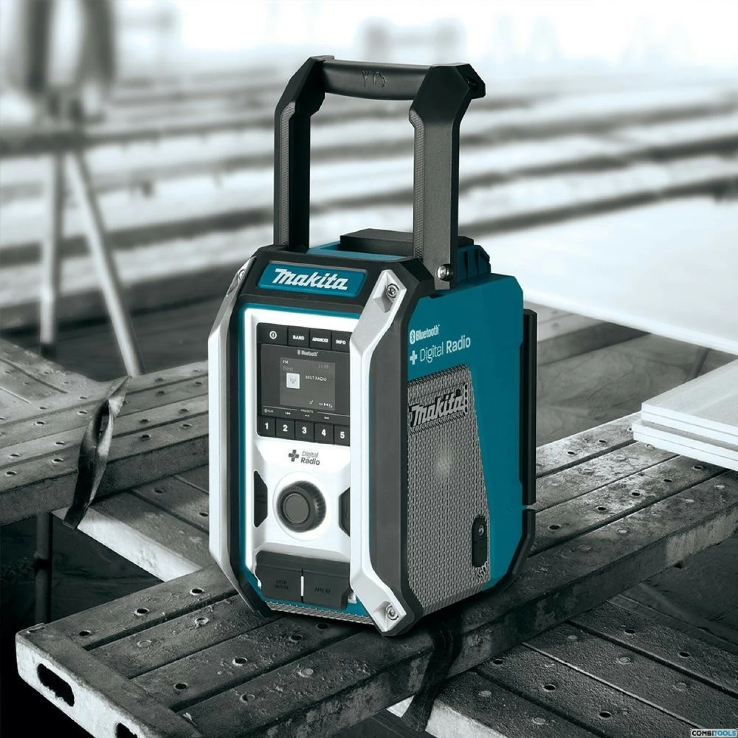 Makita DMR115 10,8-18V Li-Ion accu bouwradio - DAB  - bluetooth