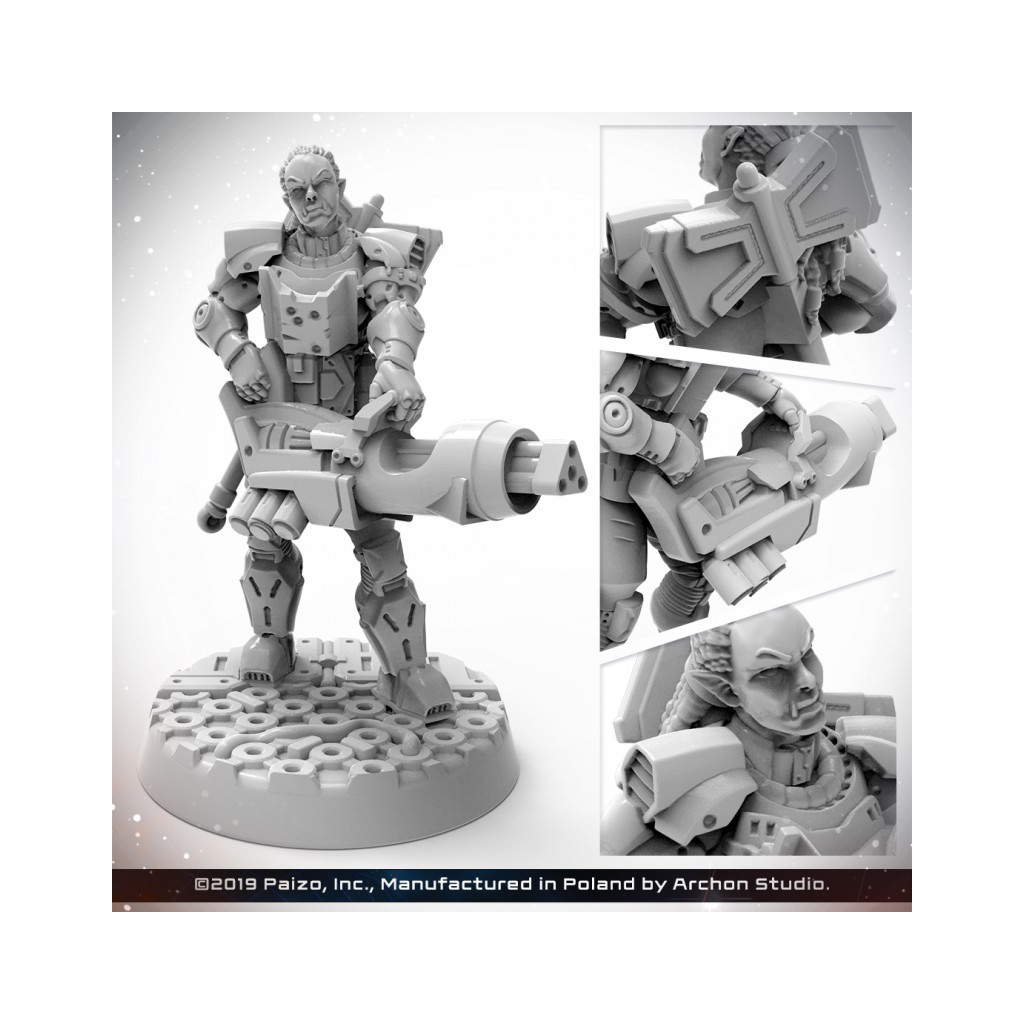 Starfinder - Half Orc Soldier