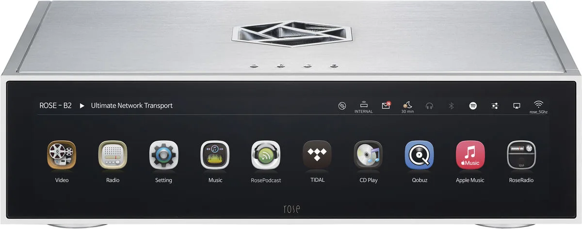 Rose RS130 Silver Lecteurs réseau audio