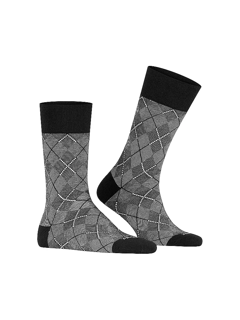 BURLINGTON Herren Socken CARRINGTON 40-46 black schwarz