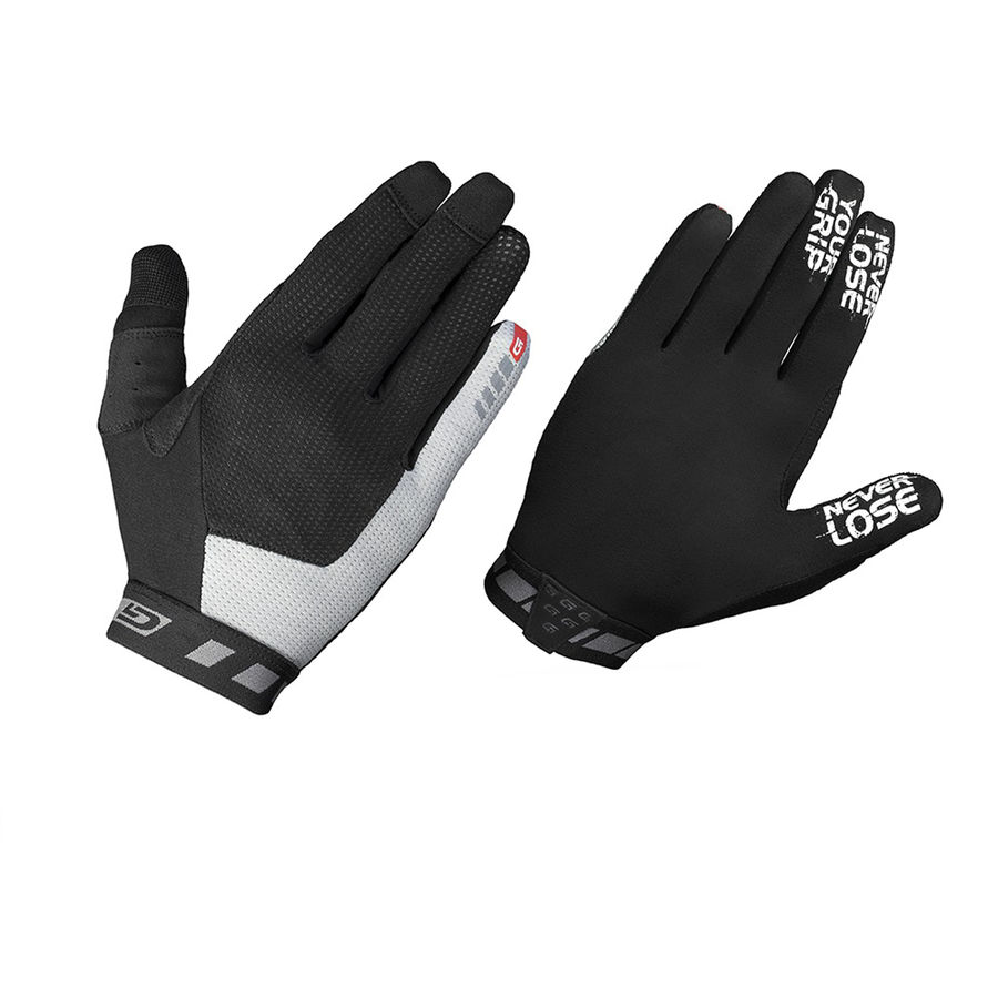 GripGrab Vertical InsideGrip Zomer Fietshandschoenen Lange Vingers Zwart