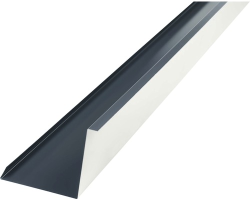 PRECIT wandaansluitplaat voor metalen tegels, antracietgrijs RAL 7016, 1000 mm x 100 mm x 115 mm