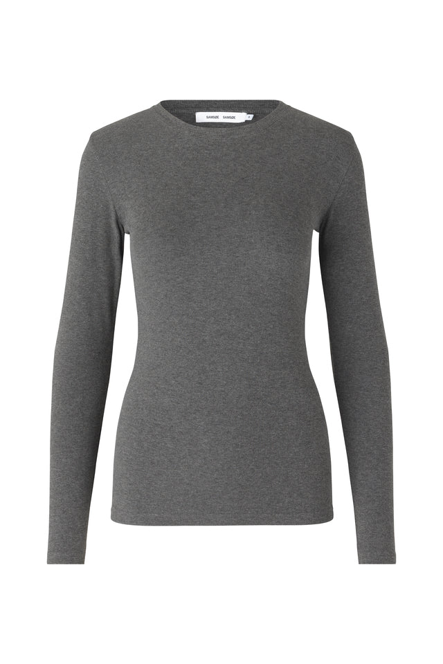 Samsøe Samsøe  Alexa ls 7542 top - Dark Grey Mel