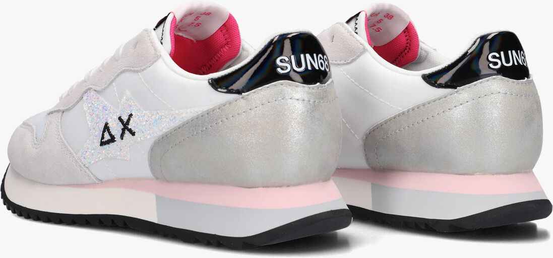 SUN68 witte sun68 lage sneakers stargirl glitter logo