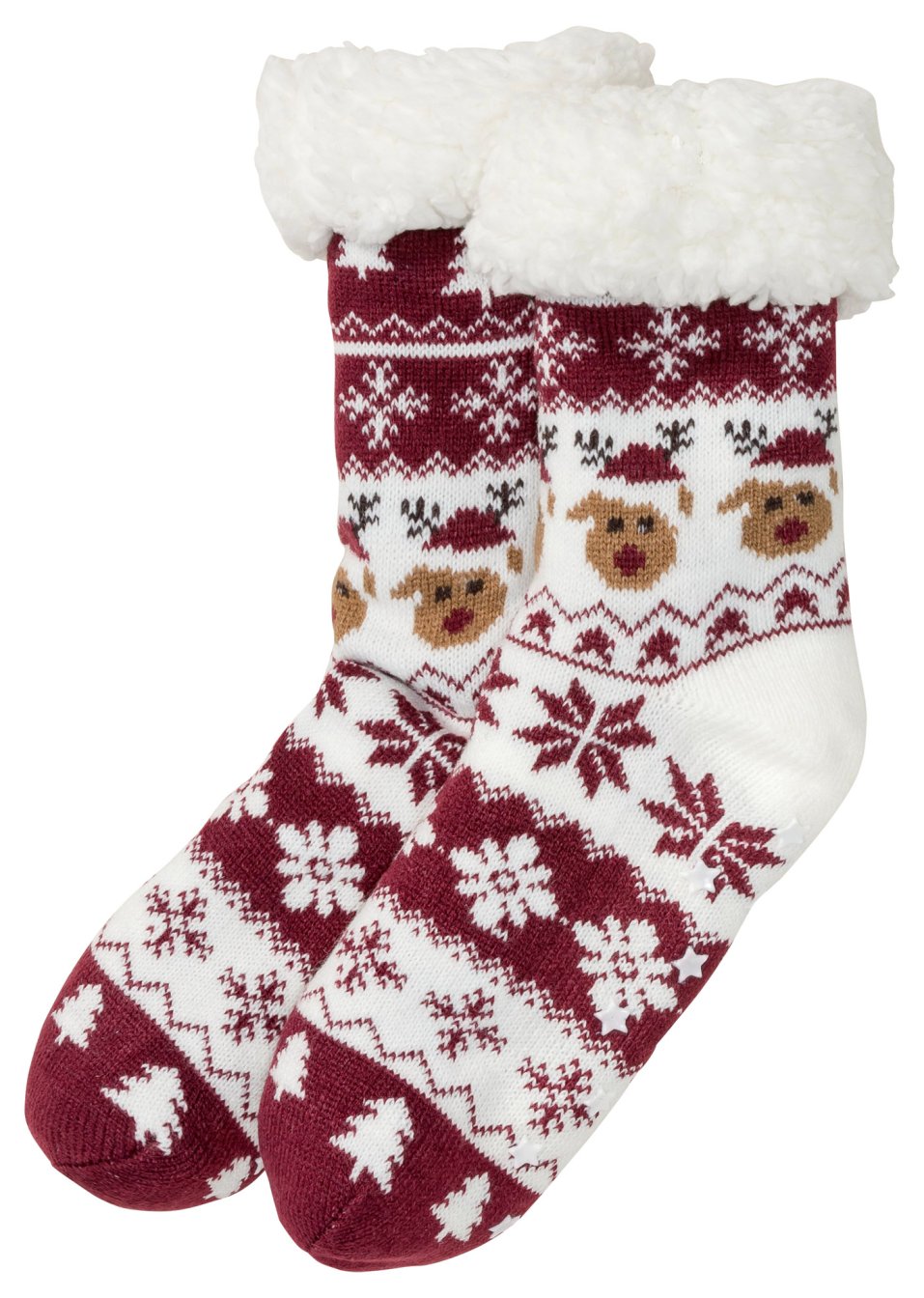 Chaussettes douillettes avec doublure peluche