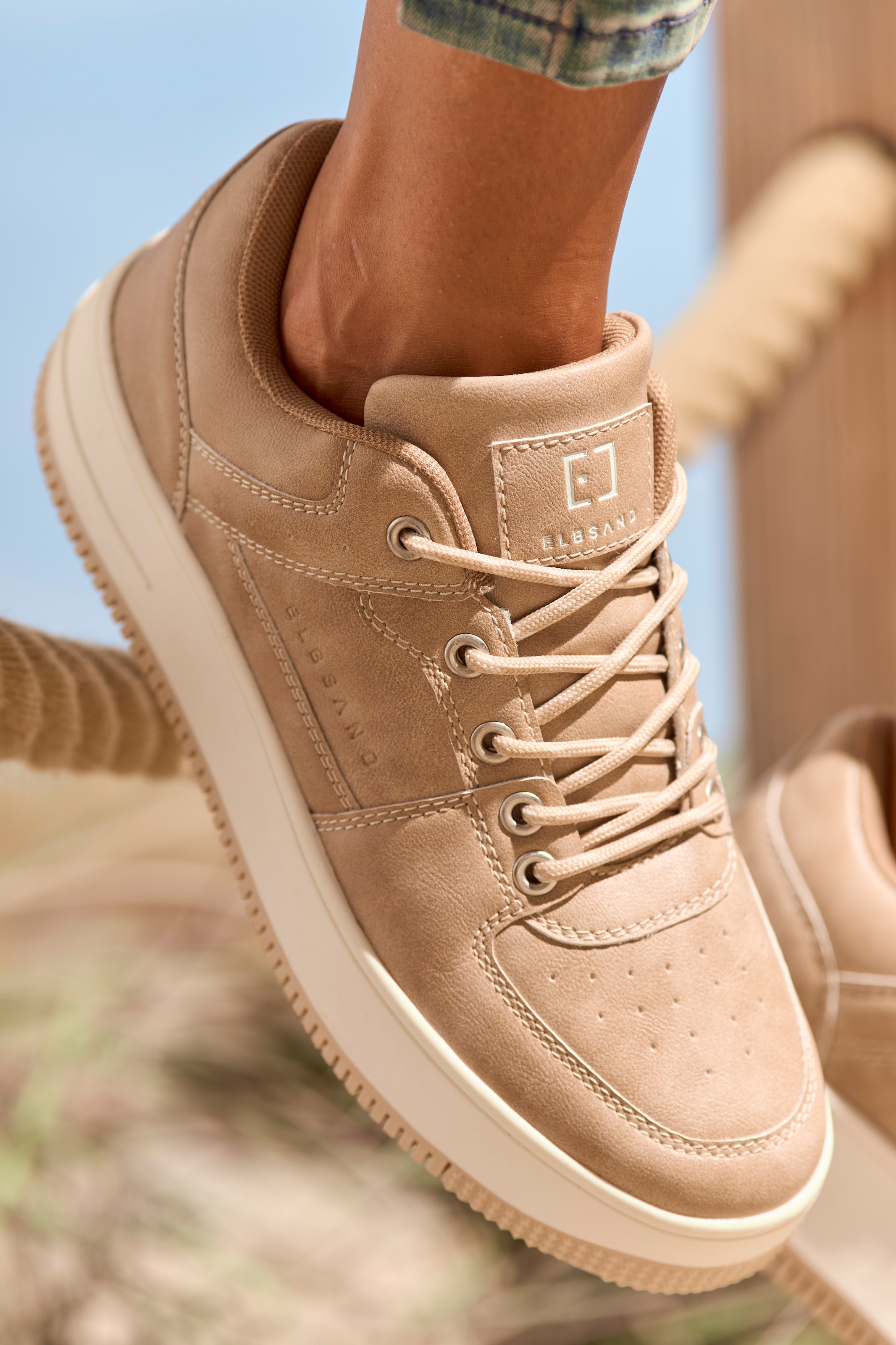 Elbsand Sneaker »Schnürschuh, Freizeitschuh, Halbschuh, Schnürhalbschuh, Turnschuh«  mit modischer Plateausohle