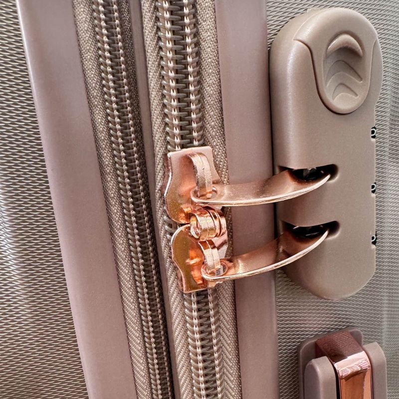 Valise cabine rigide Ecrin 8142 Extensible Rose gold