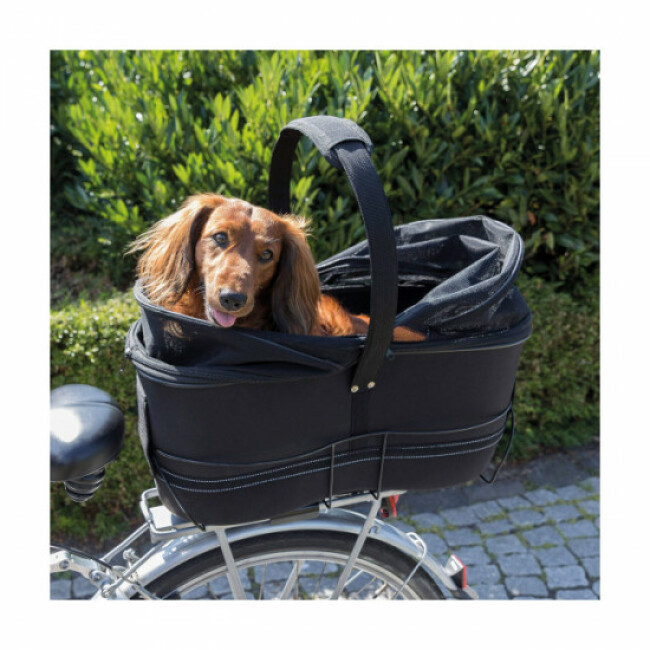 Panier arrière de vélo pour porte bagage pour chien Trixie Modèle Long