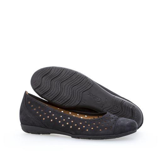 Gabor Nubuck Lavato Ballerinasko, Nightblue, 39
