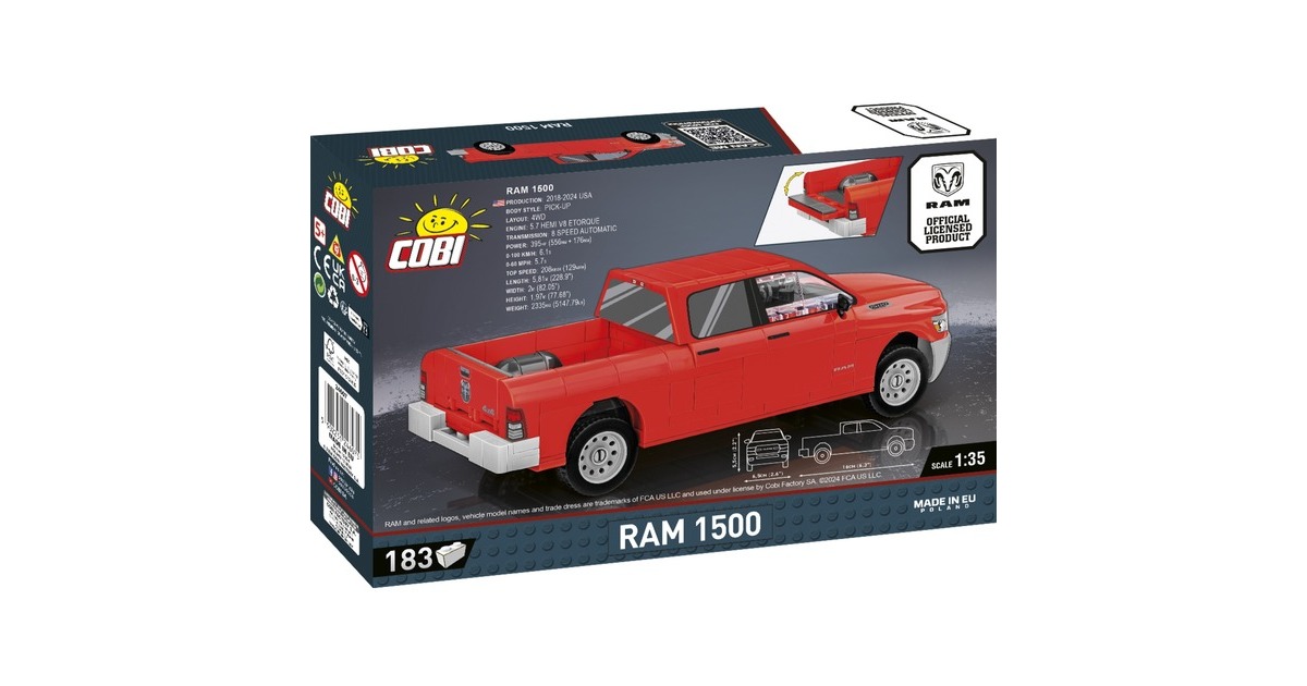 COBIRAM 1500 Constructiespeelgoed  (Schaal 1:35)
