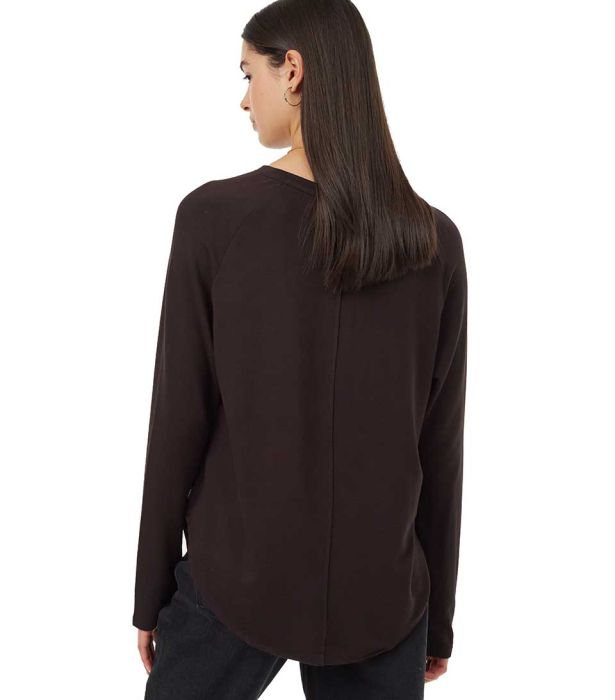 Soft Ecoterry Shirttail Crew Women trøje