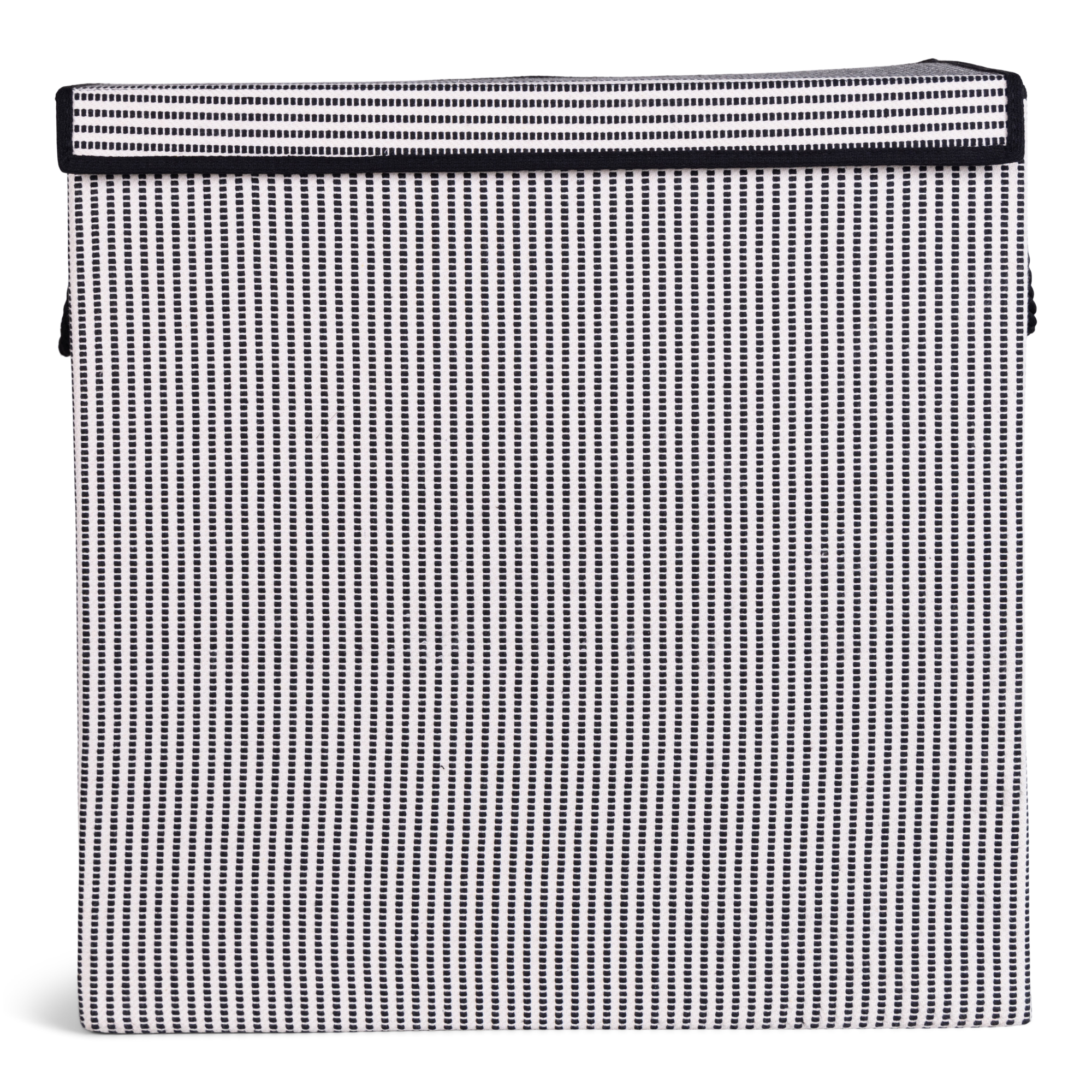 Wasmand rechthoek black slub 60x30 cm