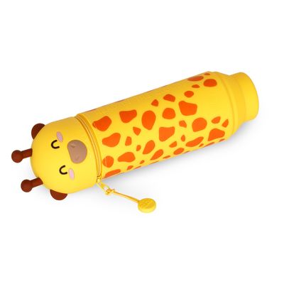 Trousse silicone 2 en 1 giraffe