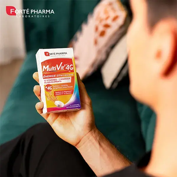 Forté Pharma MultiVit' 4G Energy 30 comprimidos efervescentes Vitaminas, Minerais