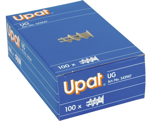 Upat gipsplaatpluggen UG 100 stuks.