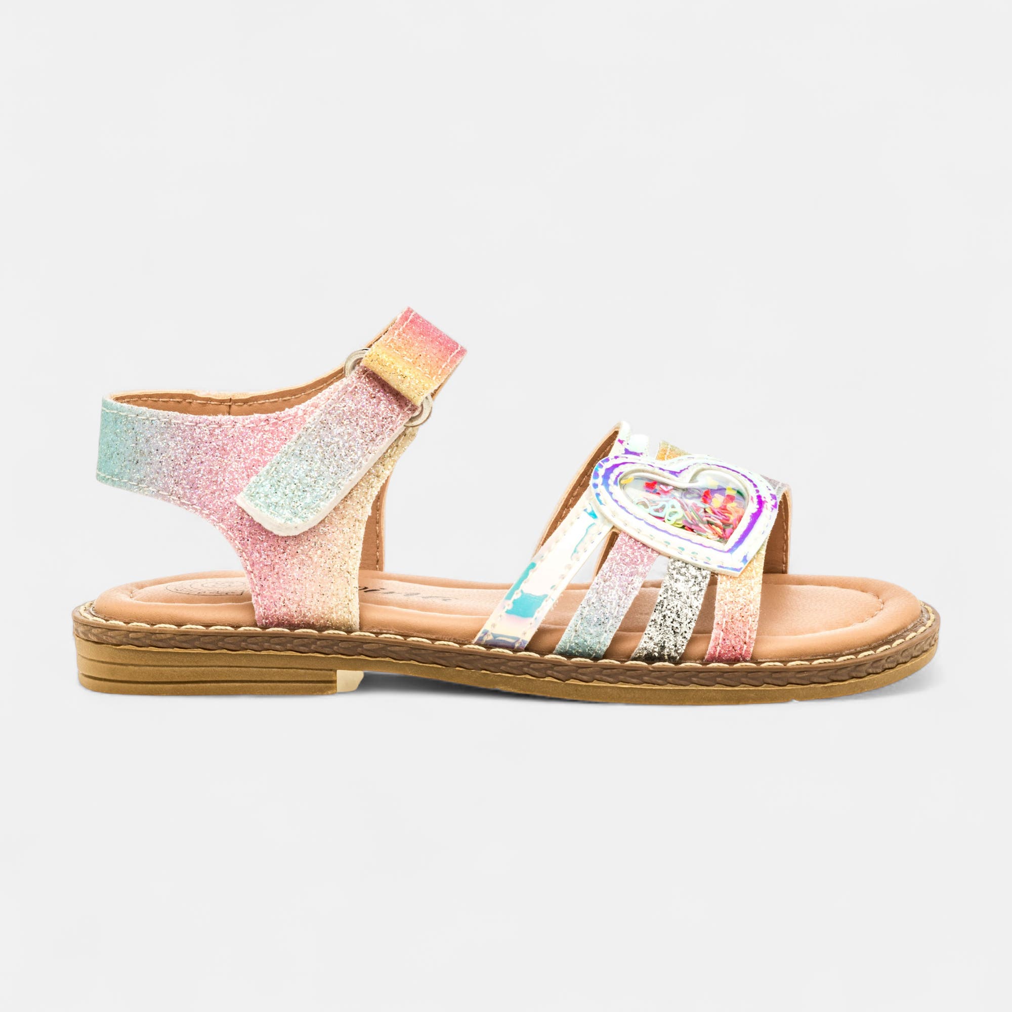 Nu-pieds Fille multicolore
