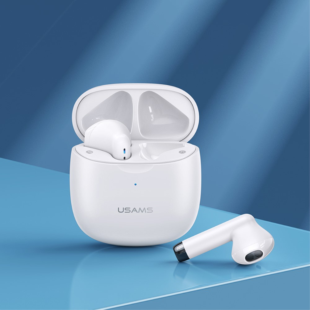 TWS Bluetooth 5.0 In-Ear Kopfhörer Headset   Lade Case (320mAh) - Weiss