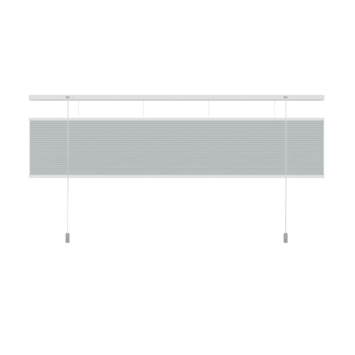 KARWEI dubbel plisségordijn lichtdoorlatend grijs (kleurnr. 6006) 200x220 cm (bxh)