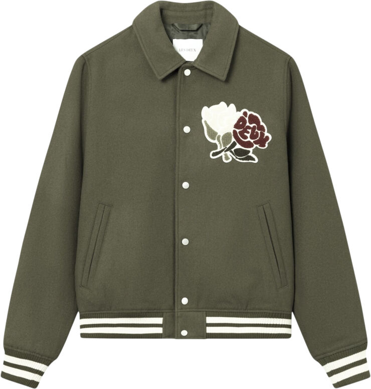 Les Deux Felipe Varsity Wool Jacket 522522