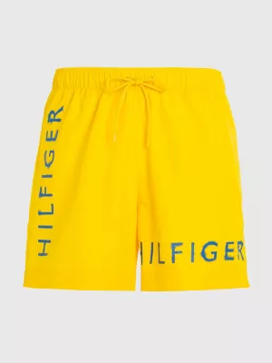 Calções de banho de comprimento médio com o logótipo da Hilfiger.