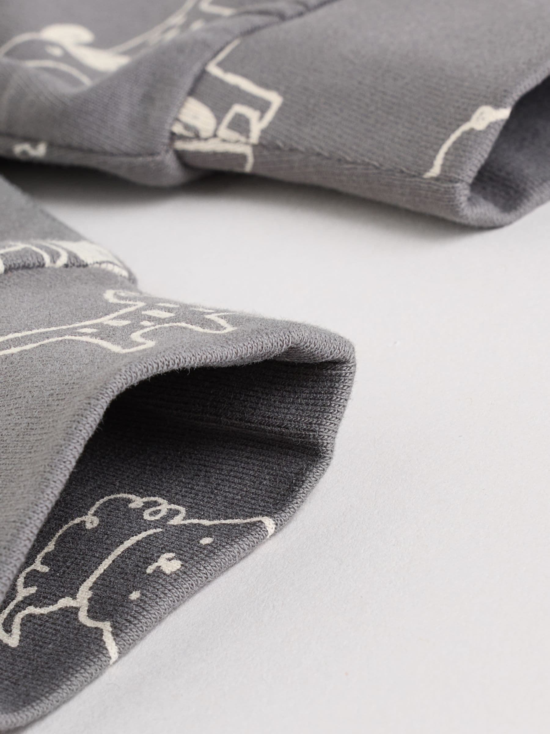 Zwart-wit met hond - Top en Leggings 2 -delige Babyset (0mnd-3jr)