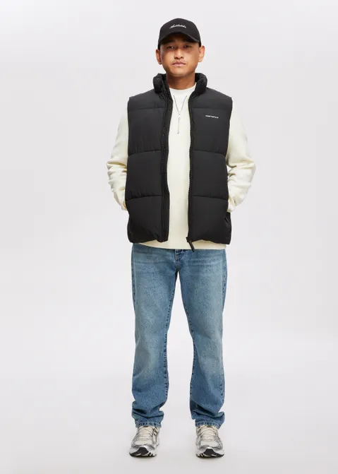 Bodywarmer ribstop zwart (ZWART)