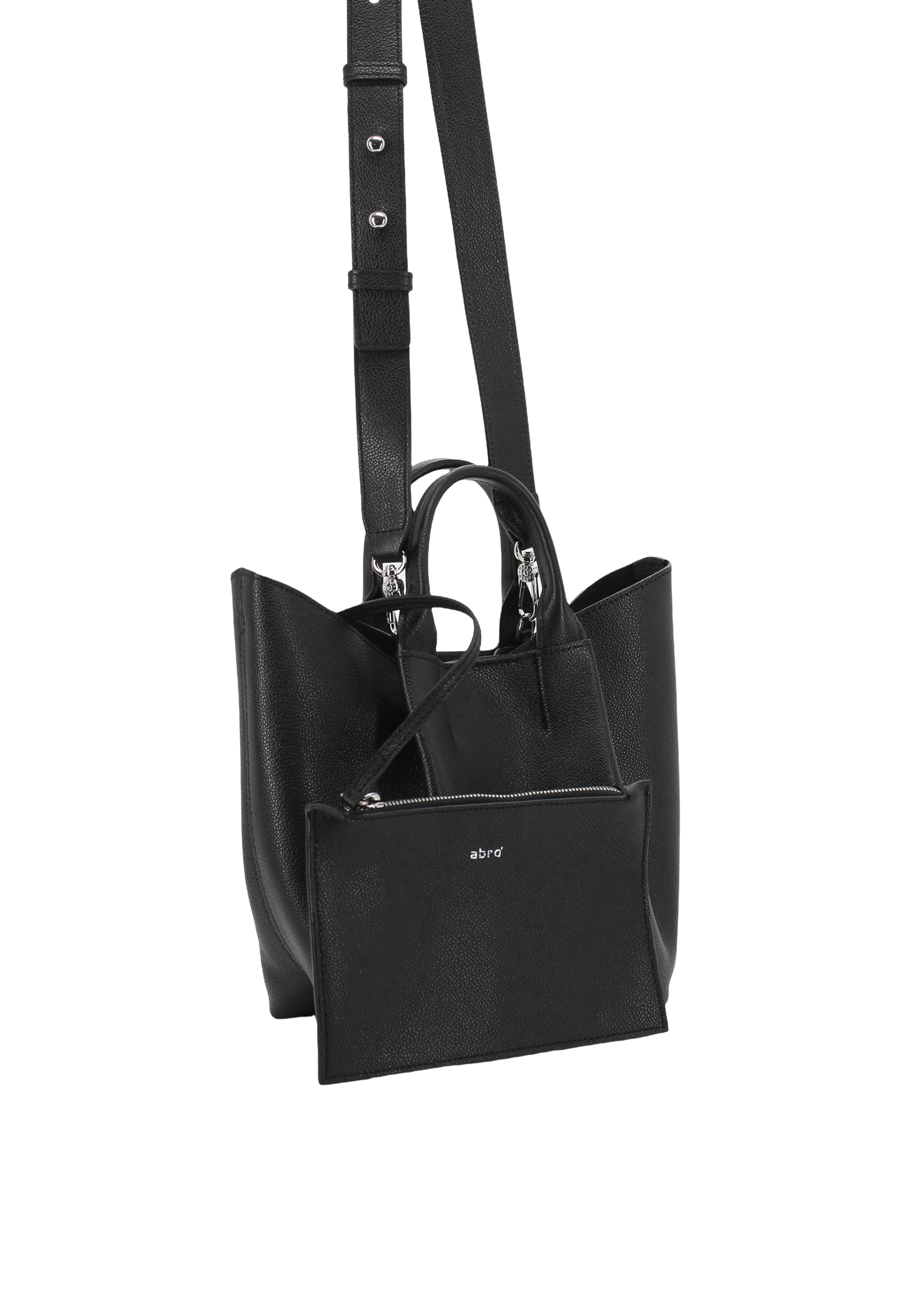 Shopper ESSENTIAL small Leather Agave Standard
