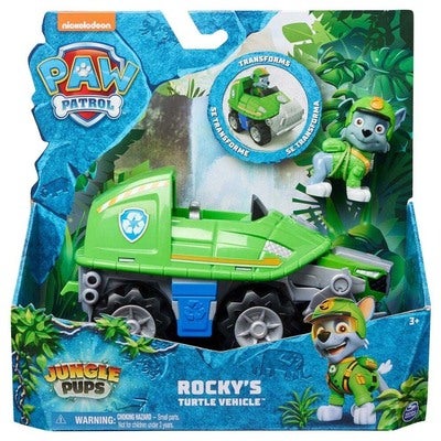 Paw Patrol Jungle Pups Rocky's Skilpaddekjøretøy