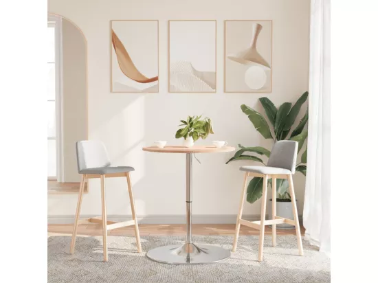 Table de bar Ø60x89,5 cm bois massif de hêtre