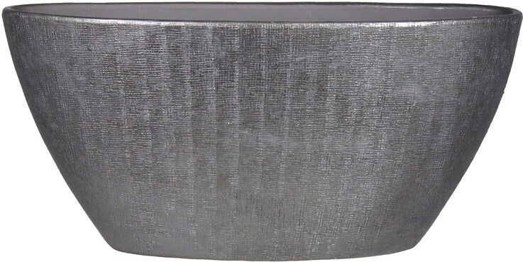 Bela Arte bloempot Mira zilver 73 x 17 x 36 cm
