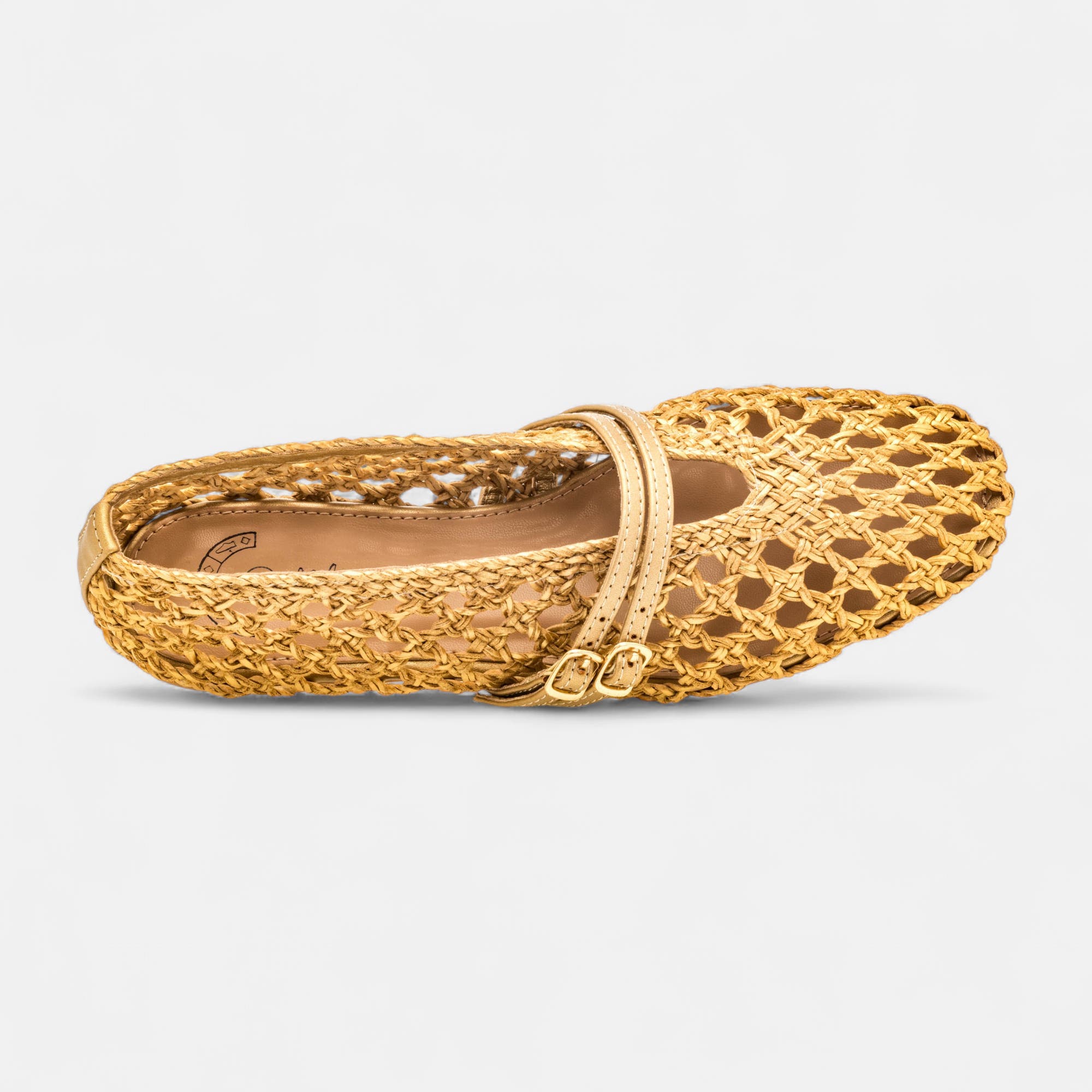 Ballerines Femme or