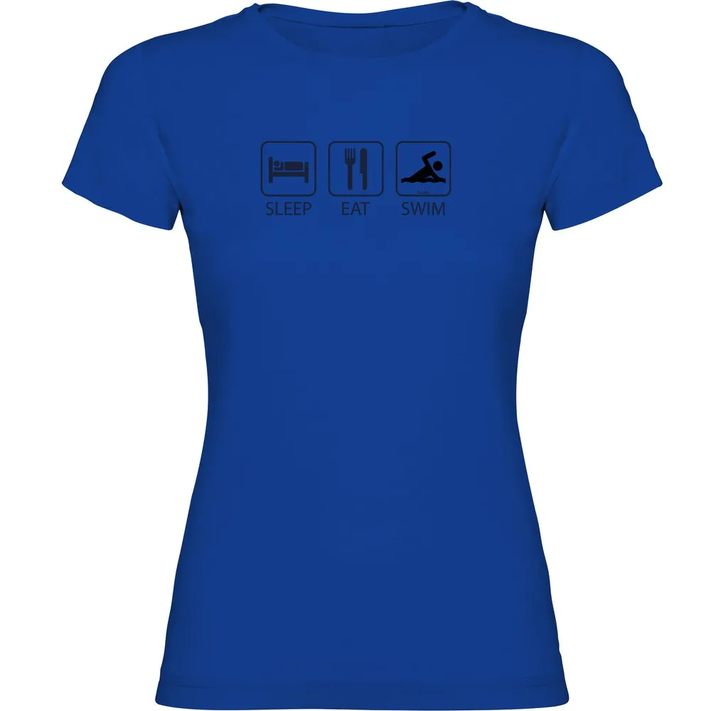 Kruskis Sleep Eat And Swim kurzarm-T-shirt
